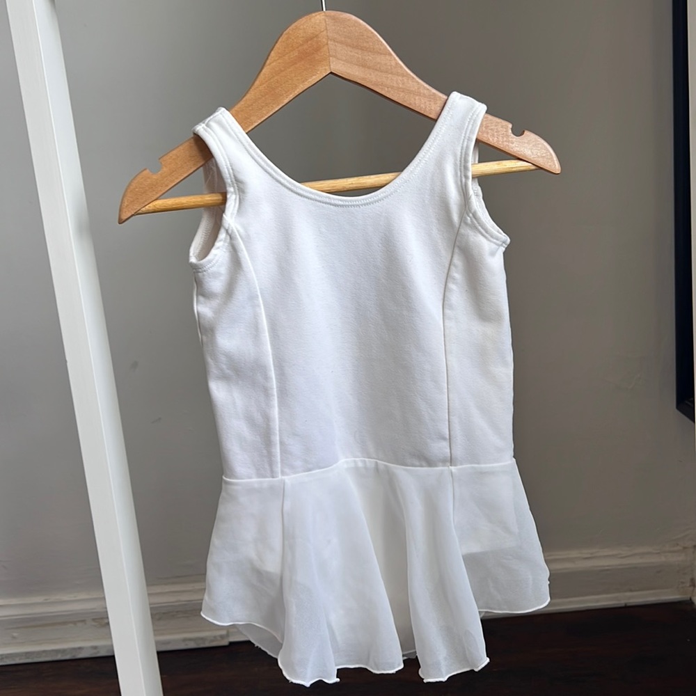 GapFit White Leotard in Size 5